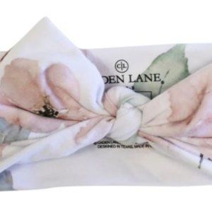 MILLIE'S DUSTY ROSE GARDEN LARGE BOW HEADWRAP